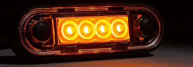 Markeringslys E9 EMC Bøyler,Karosseri Gult